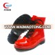 Fashionable Custom red style boots ladies rain shoes with good offer